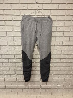 Zanerobe Grey Joggers with Charcoal Lower Panels